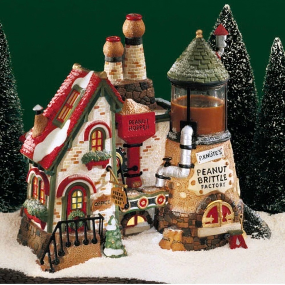 Department 56 D56 North Pole Peanut Brittle Factory Christmas holiday village